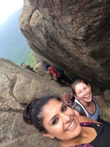 Sireen and I conquering Old Rag.