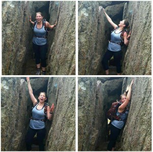 That moment when you realize there's still more rock scramble ahead.