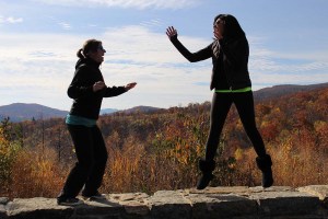 Bonus pic! Being ridiculous at one of the observation points on Skyline.