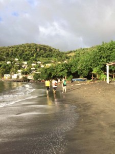 Feeling some peace on the beach.